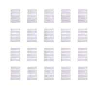 LUCKDANO 100 Pcs Eyebrow Stencils Stickers Adhesive Brow Shape Templates for Symmetrical Brows Easy Peel Stick Firmly Single Use with Premium Paper