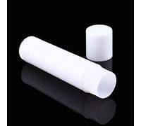 LUCKDANO 100PCS 5ml Empty Lipstick Tubes Clear Black White Plastic Lip Balm Containers with for DIY Lip Gloss Balm Making Refillable Travel Size