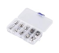 LUCKDANO 100Pcs Micro MINI USB Female Plug Connector - Plated USB Jack for Household Appliances - Reliable Charging Solution for Digital Products & Security Systems