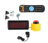 LUCKDANO 10s Countdown Timer 10 Seconds Challenge Game Timer LED Digital Display with Remote Control for Promotional Activities Advertising Attract Customer (UK Plug)