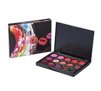 LUCKDANO 15 Colors Lip Gloss Palette, Long Lasting Liquid Lipstick with Food Grade Ingredients, Bright Color Lipgloss for Cosplay Party Wedding Makeup