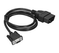 LUCKDANO 16Pin OBD2 to RS232 DB9 Car Diagnostic Interface Adapter Extension Cable Connector - Compatible with OBD1 & OBD2 - Durable ABS Material