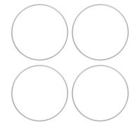 LUCKDANO 18 Inch Wheel Rim Protector Ring 4pcs Aluminum Alloy Rustproof Anti Scratch Back Adhesive 360 Degree Protection for Cars with Flat Wheel Edge