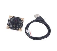 LUCKDANO 1MP Camera Module USB2.0 Output Computer Camera Board 100 Degree Manual, Distortion Panorama for Face Recognition, Black