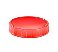 LUCKDANO 1Pcs WIDE Mouth Mason Jar Lid with Sealing Ring | Durable PP Replacement Caps for 2.7in & 3.4in Glass Canning Jars |, Leakproof, and Easy to Use (86mm)