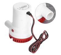 LUCKDANO 2000GPH Electric Bilge Pump - Marine Ignition Protected, Efficient 12V Boat Discharge Pump with Anti-Airlock, Durable Stainless Steel Shaft, Easy Installation