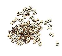 LUCKDANO 200PCS DIY Log Wood Sheets for Kids - Educational Craft Toy - Perfect for Imagination & Creativity Development Durable Wooden Chip Set Ideal for Ages 0-9