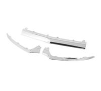 LUCKDANO 2015 C300 Bumper 3Pcs Front Bumper Lower Chrome Trim 2058851374 Replacement for C-Class W205 C205 A205 AMG C43