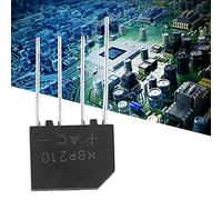 LUCKDANO 2A 1000V Diode Bridge Rectifier - High-efficiency Rectifier Electronic Components Suitable for Home and Industrial Circuits, 10-pack (10 pieces sold)