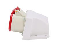 LUCKDANO 2pcs 4Pin Industrial Socket 32A 3 Phase IP67 Insulated Wall Mount 380-415V 3P+N+E Heavy Duty for Industrial and Commercial Use