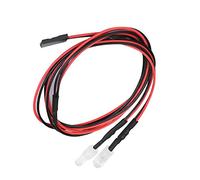 LUCKDANO 2PCS 5mm LED Headlights for RC Cars - Premium Quality Lighting Accessory for 1/10 Drift Vehicles - Easy Installation & Long Life Ideal for Customization (No. 10 colored light)