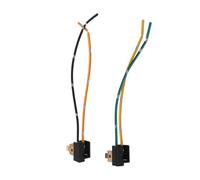 LUCKDANO 2Pcs H1 Headlight Plug Wiring Harness Adapter with Easy Plug-and-play Design, Suitable for Fog Lights/halogen/LED 12V-24V, Easy installation.