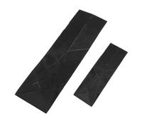 LUCKDANO 2pcs Large and Small Flat 3-in-1 Measuring Spoon, Kitchen Utensils, Baking Liquid Ingredient Measurement, Red (Black)