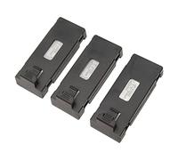 LUCKDANO 3.7v 2000 Mah Upgrade Your Flying Experience with the 3pcs RC Aircraft Lithium Battery Kit - Includes Durable Charging Cable for E88 E88Pro LSE525 E525Pro Models (1800mah)