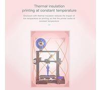 LUCKDANO 3D Printer Enclosure Fireproof & Heat Preservation Cover Compatible with Ender-3/Ender-5/CR-10 - Durable, & Insulated Design for Optimal Printing Environment (Small)