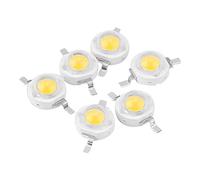 LUCKDANO 3W High Power LED Beads Light Emitting Diode Chips SMD 100pcs DIY Lighting Fixture for Home and Garden (Warm White 3000-3200K)