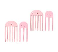 LUCKDANO 4 Pcs Hair Volume Clips for Fluffy Bangs - Easy High Crown Volume Combs - No Trace Hair Root Lifting Volumizing Clips for Men and Women