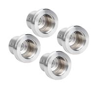 LUCKDANO 4pcs Stainless Steel Trailer Lubricator Tool - 2.717in Diameter for Efficient Hub Maintenance