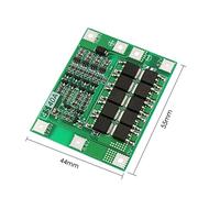 LUCKDANO 4S 40A Li-ion Battery Protection Board - Enhanced Li-ion Battery Integrated Circuit Protection Board - Suitable for Drill Motors 3.7V/4.2V Design Ensures Extended