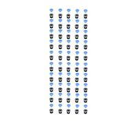 LUCKDANO 50 Set Pneumatic Valve Connector Head, Sturdy PTFE ECAS04 with Stable Structure, Small and Lightweight 3D Printer Accessories for Extruder