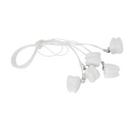 LUCKDANO 50pcs Milk Teeth Storage Box - Premium Plastic Baby Tooth Organizer for Home and Travel - Hygienic, Lightweight, and Emotionally Cherished 50 Count (White)