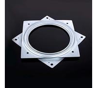 LUCKDANO 6 Inch Square Metal Rotating Swivel Plate Lazy Susan Turntable Bearing - Resistant, Smooth Rotation for Kitchen Cabinets & Large Tabletops