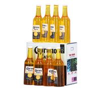 LUCKDANO 8 Pcs Miniature Beer Bottles Dollhouse Accessories 1:12 Scale Mini Beer Bottles Decor for Home Gifts Kids Toys Craft Scenes