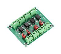 LUCKDANO 817 4 Channel Optocoupler Isolated Board Voltage Converter Adapter Module - Reliable Voltage Isolation for 3.3V-24V Control Applications