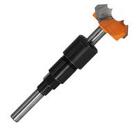 LUCKDANO 8mm Shank Router Bit Spacer Sleeve/Shaft Extender - Durable Carbon Steel Collet for Engraving Machine - Various Types for Enhanced Woodworking Efficiency