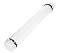 LUCKDANO A0 Poster Tube Drawing Storage Tube - Telescopic Drafting Case for Artworks and Documents, Adjustable Length from 63cm to 108cm, and, Ideal for Posters, (White)
