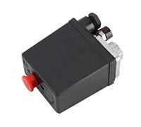 LUCKDANO Air Compressor Pressure Switch, Pressure for Air Compressor Control Valve Regulator 90-120 PSI with Double Gauges