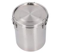 LUCKDANO Airtight Stainless Steel Pet Food Storage Container Seal, Varied Large Metal Canister for Dog, Cat, Bird, Coffee, Cereal, Flour, Sugar, Protein Powder, Versatile Storage, (2500ML)