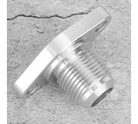 LUCKDANO Aluminum 12 an Turbo Oil Drain Return Flange for T3 T4 T3/4 T04 GT40 GT50 GT55 - T6061 Billet Aluminum, Proof Design, Easy Installation