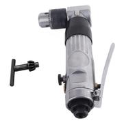 LUCKDANO Angle Drill Air Angle Reversible Drill 90° Pneumatic Drilling Tool with Wrench - High Power for Compact Spaces - Durable Zinc Alloy Construction