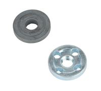 LUCKDANO Angle Grinder Angle Replacement Grinder Fitting Part Set - Durable Metal Inner & Outer Flange for 9523 Motor Rotor - Essential Fastening Components