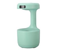 LUCKDANO Anti-Humidifier Drop Hydro Anti Gravity Humidifier - USB Powered Black Water Drop with Silent Operation & Fine Misting - Leakage Proof Desktop Cool Mist for (Green)