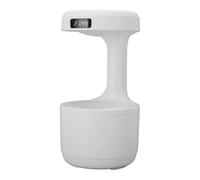 LUCKDANO Anti-Humidifier Drop Hydro Anti Gravity Humidifier - USB Powered Black Water Drop with Silent Operation & Fine Misting - Leakage Proof Desktop Cool Mist for (White)