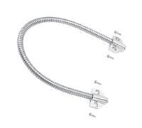 LUCKDANO Armored Door Cord, Door Wire Conduit Loop Zinc Alloy Exposed Mounting Sleeve Electrified Commercial Exit Security Alarmed Wire Conduit for Access Control System