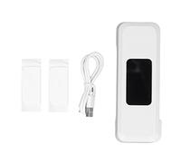 LUCKDANO Automatic Toilet Flusher Automatic Touchless Toilet Flusher Infrared Smart Flushing Sensor 0.25S Induction 2000mAh Battery for Home, Restaurant & Hotel Use (White)