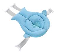 LUCKDANO Baby Bathtub Cushion, Soft Skin Friendly Floating Infant Sink Bath Support Mat with Padded Pillow, for Newborn Bath Time Safety and Comfort (Style 1)