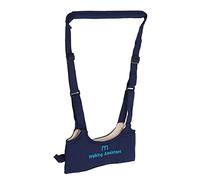 LUCKDANO Baby Handheld Toddler Baby Walking Harness - Skin Friendly Kids Walker Helper, Adjustable Safety Sling Relieves Back Pain for Ages 8-20 Months (Navy Blue)