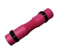 LUCKDANO Barbell Pad Barbell The Pad Is a High-density Rubber Sponge Suitable for Squats, Lunges, and Hip thrusts. It Comes with a Safety Harness, Is Portable, (Pink)
