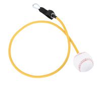 LUCKDANO Baseball Softball Training Aid, Baseball Connector, Fitness Elastic Rope, 20lbs High-Strength Cable Suitable for Multiple Training Methods (Yellow 10 pounds)