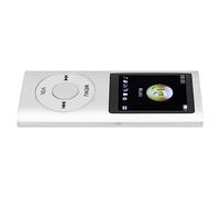 LUCKDANO Basic MP3 Player This Slim MP3 Player Boasts Powerful Features, a .8-inch LCD Screen, and Portable Lossless quality. It Supports Up to 64GB of Storage and Is Made of Aluminum (Silver)