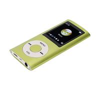 LUCKDANO Basic MP3 Player This Slim MP3 Player Boasts Powerful Features, a .8-inch LCD Screen, and Portable Lossless quality. It Supports Up to 64GB of Storage and Is Made of Aluminum (Green)