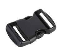 LUCKDANO Belt Buckle, Belt Clips Plastic Buckle Heavy Duty Strap Replacement 5Pcs Dual Adjustable No Sewing Clips Snaps for Nylon Webbing Backpack Fanny Pack Dog Collars (38mm)