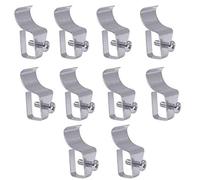 LUCKDANO Blink Mini Siding Hooks Clips - Drill-free Mounting Brackets for Security Cameras, Made of 304 Stainless Steel, Suitable for Outdoor Use, Available in Packs of 10/14/20.