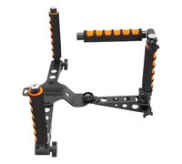 LUCKDANO Camera Shoulder Camera Shoulder Support Rig Kit for DSLRs & Video Camcorders Adjustable Height Handle Aluminum Alloy Foldable Stabilizer