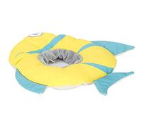 LUCKDANO Cat Collar, Dog Cone Cat Cone Inflatable Safety Fish Shape Neck Elizabethan Collar Adjustable Recovery for Small Medium Large Kittens and Dog (M)