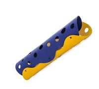 LUCKDANO Cat Tunnel Felt Felt Cat Tunnel Polyester Material Collapsible Interactive Play Tube for Cats Cozy Fun Space (Blue and Yellow)